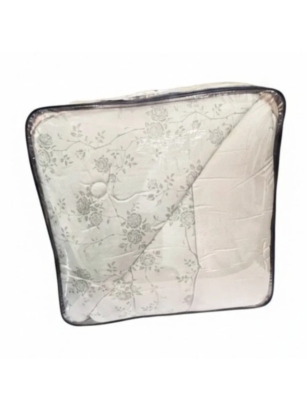 Bebejan Rose on Misty Green Queen 5-Piece Reversible Comforter Set NEW